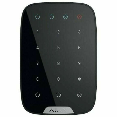 AJA_KEYPAD-B - Tastiera touch wireless per comandare impianti AJAX, colore nero