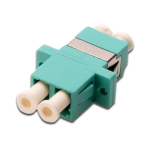 GIUNTO_FIBRA_LC-LC_OM3 - Accoppiatore fibra ottica LC-LC femmina duplex OM3