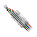 VT_CON300-CAT5-EZ - Connettore rj45 CAT5 passante da crimpare (Conf. da 50pz)