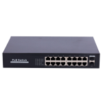 VT_SW1816POE-GF-250-E - SWITCH 16P GIGABIT, 16PoE+, 250W MAX, 2SFP