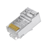 VT_CON300-FTP6 - Connettore RJ45 FTP CAT6 da crimpare (Conf. da 50pz)