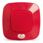 IN_ES2021RE - Segnalatore ottico acustico autoindirizzato rosso.