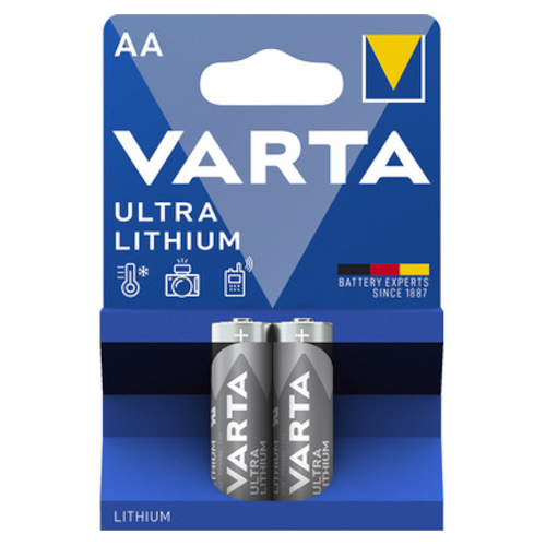 VAR_AA_LITIO - Batteria AA stilo 1.5V litio (blister)