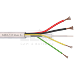 ELA_082055 - Cavo composto MicroCoassiale + 2x0.50 + 2x0.22, RAME 100%, Uo=400V (Bobina da 500mt)