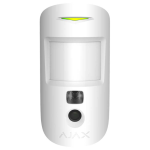 AJA_MOTIONCAM-PHOD-W - Rilevatore di movimento wireless con funzione foto su richiesta e scenario, colore bianco