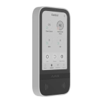 AJA_KEYPAD-TOUCH-W - Tastiera wireless con touch screen 5", lettore RFID Mifare, bluetooth, colore bianco