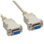 CAVO_RS232_F/F_02MT - Cavo seriale RS232 F/F 9PIN, 2 metri, null modem incrociato
