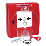 FDP_P5 - Pulsante manuale allarme incendio convenzionale rosso
