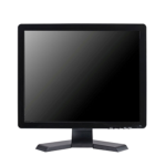 HYU_995 - Monitor 15" 4:3, 1024x768px, 1 HDMI, 1 BNC, 1 VGA, 1 uscita BNC, VESA 75x75, 12Vdc 20W