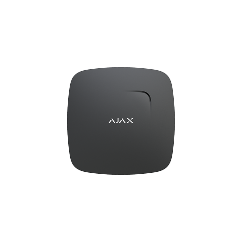 AJA_FIREPROTECT-B - Rilevatore antincendio wireless con sensore di temperatura, colore nero