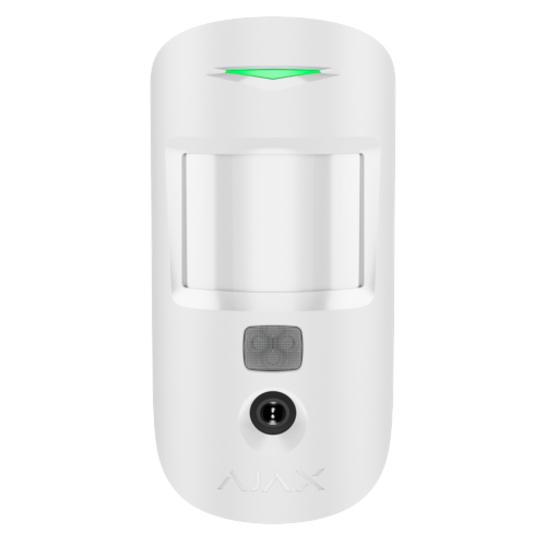 AJA_MOTIONCAM-PHOD-S-W - Rilevatore di movimento wireless Superior con funzione foto su richiesta e scenario, colore bianco