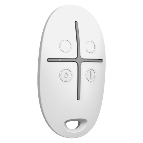 AJA_SPACECONTROL-S-W - Telecomando Ajax Superior wireless con 4 tasti, colore bianco