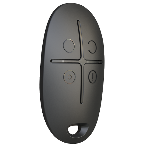 AJA_SPACECONTROL-S-B - Telecomando Ajax Superior wireless con 4 tasti, colore nero