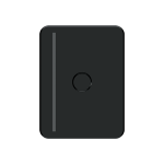 IN_NBY/SN - Lettore di prossimità da parete da esterno IP34. Buzzer + 4 LED. Dimensione: 60x80x20 mm. Colore nero