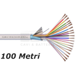 ELA_020201 - Cavo Allarme Schermato 20x0.22, RAME 100%, Uo=400 V, PVC antifiamma CEI 20/22 III (Matassa da 100mt)