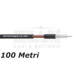 ELA_080591 - Cavo Coassiale RG59, RAME 100%, Uo=400V (Matassa da 100mt)