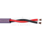 ELA_272251V - Cavo Audio EVAC 2x2.50 TW, RAME 100%, LSZH Viola, Uo=400V, EN50200 (PH120) – UNI9795 (Matassa da 100mt)