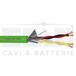 ELA_244071 - Cavo KNX Schermato 2x0.75 + 2x0.75 TW, RAME 100%, LSZH, Uo=400V, CEI 20/37 - CEI 36762 C-4 (Matassa da 100mt)