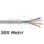 ELA_098243S - FTP CAT5e 4X2X24AWG, RAME 100%, schermato (MATASSA da 305 mt)