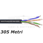 ELA_099243 - UTP CAT5e 4x2x24AWG, RAME 100%, Guaina JELLY, resistente all'acqua, RAME 100%, Uo=400V (MATASSA da 305 mt)