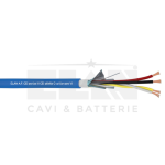 ELA_049295 - Cavo Allarme Blu Scher 2x1.50DIR + 2x1.00TW, RAME 100% Uo=400 V (Bobina da 500mt)