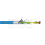 ELA_042155 - Cavo Segnale Blu Scher Twistato 2x1.50, RAME 100%, Uo=400 V, DOPPIA GUAINA (Bobina da 500mt)