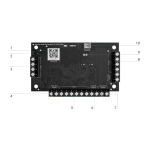AJA_MULTITRANSMITTER-IO-4X4-F - Modulo filare FIBRA per il collegamento di allarmi cablati (4IN/4OUT) ad Ajax