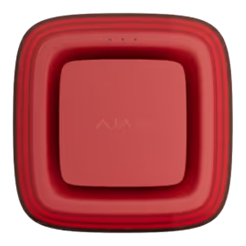 AJA_EN54-FP-SOUNDER-VAD-R - Segnalatore ottico acustico wireless EN54 rosso
