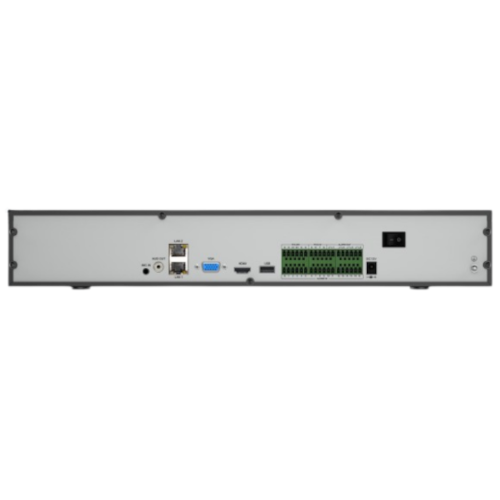 TIA_NVR4016-T-R-4H-AI3N - NVR 40Ch, 16MP, H.265+, 400Mbps, SMD + PERIMETRO + FACE, 2 RJ45, 4 HDD MAX 10TB CAD. (RAID), ALARM 16IN/4 RELE'OUT, AUDIO 1IN/1OUT, HDMI/VGA