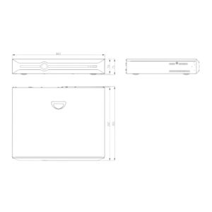 TIA_NVR4016-T-R-4H-AI3N - NVR 40Ch, 16MP, H.265+, 400Mbps, SMD + PERIMETRO + FACE, 2 RJ45, 4 HDD MAX 10TB CAD. (RAID), ALARM 16IN/4 RELE'OUT, AUDIO 1IN/1OUT, HDMI/VGA