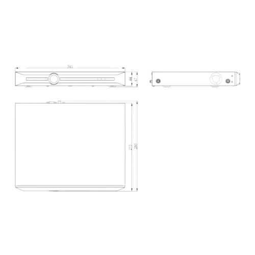 TIA_NVR3216-T-2H-AI2N - NVR 32Ch, 16MP, H.265+, 160Mbps, SMD + PERIMETRO + FACE, 2 HDD MAX 10TB CAD., ALARM 4IN/1 RELE'OUT, AUDIO 1IN/1OUT, HDMI/VGA