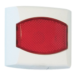 IN_IL0010 - Ripetitore ottico a led che permette di replicare in remoto l’indicazione dello stato di allarme del sensore. Compatibile con tutti i rivelatori inim serie iris ed enea.