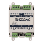 IN_EM322AC - Modulo indirizzato 2 ingressi e 2 uscite relè 230v