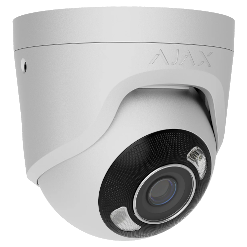 AJA_TURRETCAM-5-HL-W - TURRET IP, 5MP, 2.8MM, LED BIANCH+IR35MT, H.265/H.264, True WDR, IP65, AUDIO/MIC, Micro SD fino a 256GB, RICONOSCIMENTO AI, 12V/PoE 15W