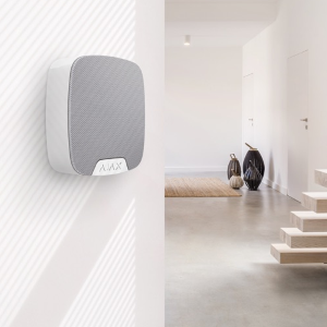 AJA_HOMESIREN-W - Sirena wireless per interni, colore bianco