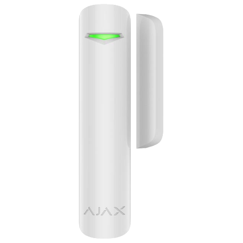 AJA_DOORPROTECT-W - Contatto magnetico via radio con 1 ingresso ausiliario, colore bianco