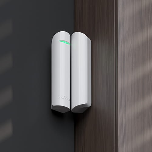 AJA_DOORPROTECT-W - Contatto magnetico via radio con 1 ingresso ausiliario, colore bianco