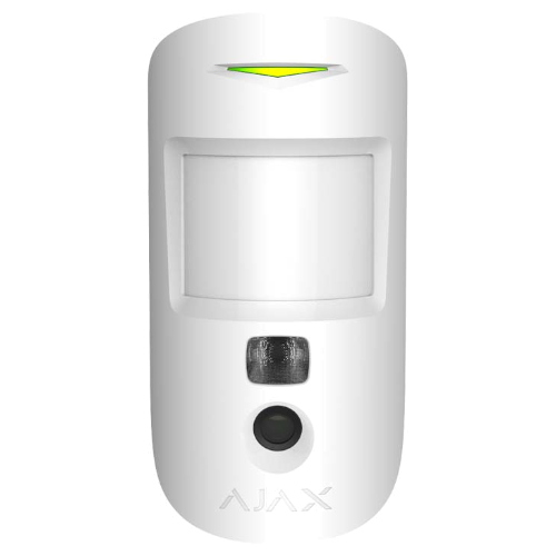 AJA_MOTIONCAM-W - Rilevatore di movimento wireless con fotocamera integrata, colore bianco