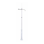 AVO_PALTC_350 - Kit palo per esterno in lamiera zincata per TVCC, altezza 3.5m, con parafulmine