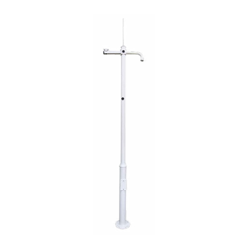 AVO_PALTC_350 - Kit palo per esterno in lamiera zincata per TVCC, altezza 3.5m, con parafulmine
