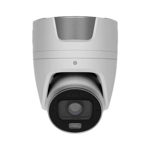 AJA_TURRETCAM-S-HLVF-8-W - TURRET IP, 8MP, 2.8 - 12MM MOT. AF, IR+LED 60/40MT, H.265, True WDR, IP67, IK10, AUDIO MIC+SPEAKER, Micro SD fino a 512GB, ANALISI AI, ALARM 1IN/1OUT, 12V/PoE 12W