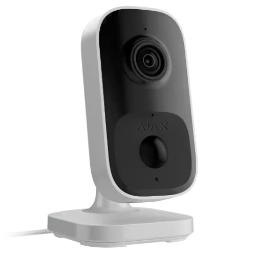 AJA_INDOORCAM-W - MINI-CAMERA DA TAVOLO IP WIFI, 4MP, 3.6MM, IR8MT, H.264, IP20, AUDIO MIC+SPEAKER, ATTIVAZIONE SU PIR, 12V 8W