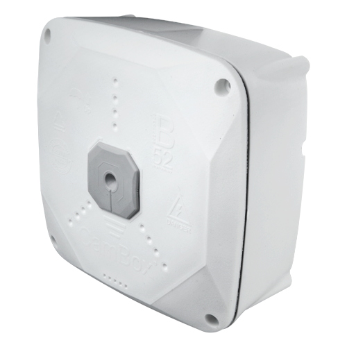 VT_CBOX-B52PROS - BOX di giunzione universale, 145 x 145 x 50mm, doppia sigillatura per esterni, PVC bianco