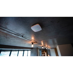 AJA_FIREPROTECT-B - Rilevatore antincendio wireless con sensore di temperatura, colore nero