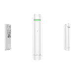 AJA_GLASSPROTECT - Piccolo rilevatore wireless di rottura vetri, colore bianco