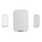 AJA_KEYPAD-W - Tastiera touch wireless per comandare impianti AJAX, colore bianco