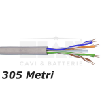 ELA_098233 - UTP CAT6 4x2x23AWG LSZH Uo=400V, RAME 100% (MATASSA da 305 mt)