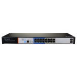 VT_SW1816POE-MGF-250 - Switch Gigabit 16P PoE+ max 250W, 2 SFP, managed