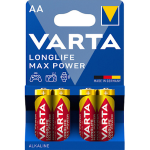 VAR_AA_ROSSA - Batteria AA stilo max power blister 4
