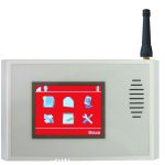 SYN_DS100 - Combinatore GSM/GPRS touchscreen 10,5-30vdc, 4 relè e 6 ingressi